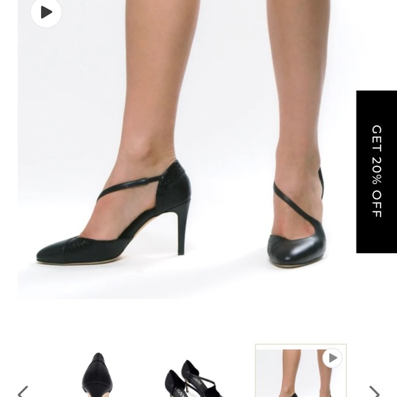 Elizee black pump Brand new in box. Handmade in Europe. Us 9. Napa leather. - Picture 5 of 12